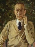Portrait of the Composer Rachmaninow, C. 1925-Konstantin Somow-Giclee Print