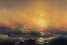 The Wave-Konstantinovich Ivan Aiwassowskij-Framed Giclee Print