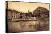 Konstanz Bodensee, Blick Zum Hafen, Dampfer Mainau-null-Stretched Canvas