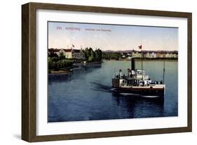 Konstanz Bodensee, Inselhotel Und Seestraße,Dampfer-null-Framed Giclee Print