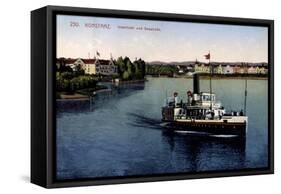 Konstanz Bodensee, Inselhotel Und Seestraße,Dampfer-null-Framed Stretched Canvas