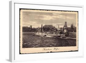 Konstanz Bodensee, Salondampfer Schweiz, Hafen-null-Framed Giclee Print