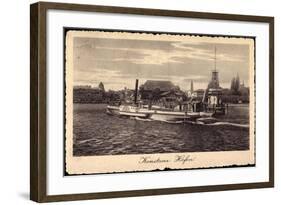 Konstanz Bodensee, Salondampfer Schweiz, Hafen-null-Framed Giclee Print