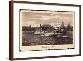 Konstanz Bodensee, Salondampfer Schweiz, Hafen-null-Framed Giclee Print