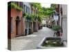 Konvikstravue, Old Town, Freiburg, Baden-Wurttemberg, Germany, Europe-Hans Peter Merten-Stretched Canvas