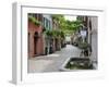 Konvikstravue, Old Town, Freiburg, Baden-Wurttemberg, Germany, Europe-Hans Peter Merten-Framed Photographic Print