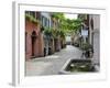 Konvikstravue, Old Town, Freiburg, Baden-Wurttemberg, Germany, Europe-Hans Peter Merten-Framed Photographic Print