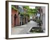 Konvikstravue, Old Town, Freiburg, Baden-Wurttemberg, Germany, Europe-Hans Peter Merten-Framed Photographic Print