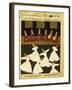 Konya Whirling Dervishes Ritual, 16th Century, Ottoman Miniature of the Anatolian School-null-Framed Giclee Print