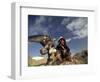 Kook Kook is from Altai Sum, Golden Eagle Festival, Mongolia-Amos Nachoum-Framed Photographic Print