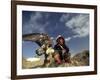 Kook Kook is from Altai Sum, Golden Eagle Festival, Mongolia-Amos Nachoum-Framed Photographic Print