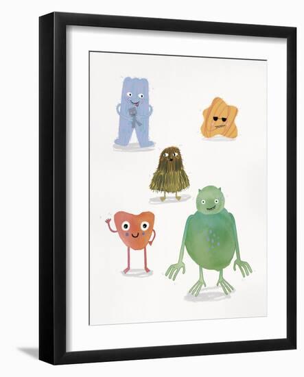 Kooky Friends - Joy-Archie Stone-Framed Giclee Print