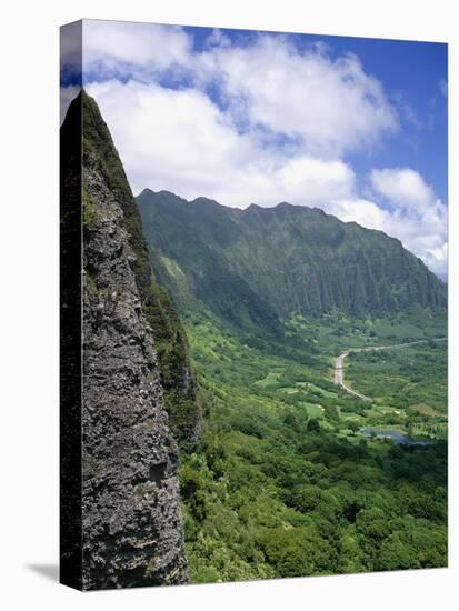 Koolau Mountains on Windward Oahu-James Randklev-Stretched Canvas