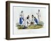 Koorai, a Fisherman's Family, 1848-J Bull-Framed Giclee Print