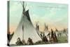 Kootenai Encampment near Kalispell, Montana-null-Stretched Canvas