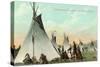 Kootenai Encampment near Kalispell, Montana-null-Stretched Canvas