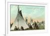 Kootenai Encampment near Kalispell, Montana-null-Framed Premium Giclee Print