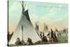 Kootenai Encampment near Kalispell, Montana-null-Stretched Canvas