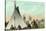 Kootenai Encampment near Kalispell, Montana-null-Stretched Canvas