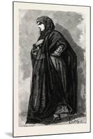 Koptic Woman Going to Church. Egypt, 1879-null-Mounted Giclee Print