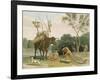 Korah Hottentots Preparing to Remove, Plate 20 from 'African Scenery and Animals'-Samuel Daniell-Framed Giclee Print