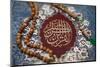 Koran cover and prayer beads, Lyon, Rhone, France-Godong-Mounted Photographic Print