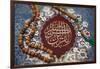 Koran cover and prayer beads, Lyon, Rhone, France-Godong-Framed Photographic Print