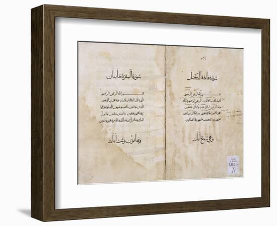 Koran Printed in Arabic, 1537-P. & A. Baganini-Framed Giclee Print