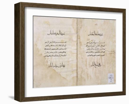 Koran Printed in Arabic, 1537-P. & A. Baganini-Framed Giclee Print