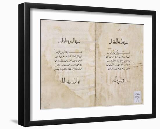 Koran Printed in Arabic, 1537-P. & A. Baganini-Framed Giclee Print