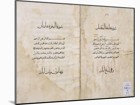 Koran Printed in Arabic, 1537-P. & A. Baganini-Mounted Giclee Print