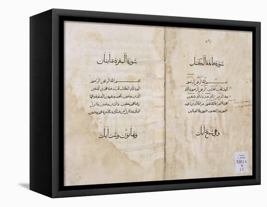 Koran Printed in Arabic, 1537-P. & A. Baganini-Framed Stretched Canvas