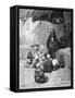 Koranic School Oujda Morocco 1900-Chris Hellier-Framed Stretched Canvas