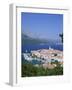 Korcula Island, Town Skyline and Coastline, Korcula, Adriactic Islands, Croatia-Steve Vidler-Framed Photographic Print