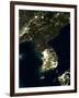 Korea At Night, Satellite Image-PLANETOBSERVER-Framed Photographic Print