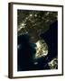 Korea At Night, Satellite Image-PLANETOBSERVER-Framed Photographic Print