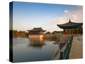 Korea, Gyeongsangbuk-Do, Gyeongju, Anapji Pond-Jane Sweeney-Stretched Canvas