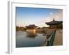 Korea, Gyeongsangbuk-Do, Gyeongju, Anapji Pond-Jane Sweeney-Framed Photographic Print