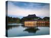 Korea, Gyeongsangbuk-Do, Gyeongju, Anapji Pond-Jane Sweeney-Stretched Canvas