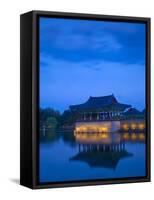 Korea, Gyeongsangbuk-Do, Gyeongju, Anapji Pond-Jane Sweeney-Framed Stretched Canvas