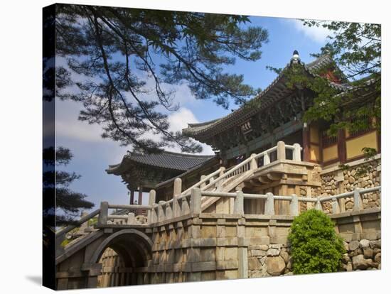 Korea, Gyeongsangbuk-Do, Gyeongju, Bulguksa Temple-Jane Sweeney-Stretched Canvas