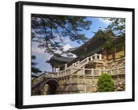 Korea, Gyeongsangbuk-Do, Gyeongju, Bulguksa Temple-Jane Sweeney-Framed Photographic Print