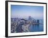 Korea, Gyeongsangnam-Do, BUSAn, Gwangan - Gwangalli Beach, Ariel View of Gwangalli Eobang Festival-Jane Sweeney-Framed Photographic Print