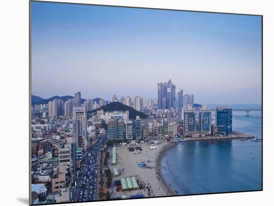 Korea, Gyeongsangnam-Do, BUSAn, Gwangan - Gwangalli Beach, Ariel View of Gwangalli Eobang Festival-Jane Sweeney-Mounted Photographic Print