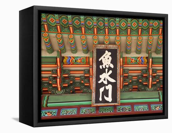 Korea, Seoul, Changdeokgung Palace,-Jane Sweeney-Framed Stretched Canvas