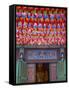 Korea, Seoul, Gangnam, Bongeunsa Temple, Lanterns, Lotus Lantern Festival Celebrations for Bhuddda'-Jane Sweeney-Framed Stretched Canvas