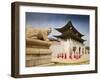 Korea, Seoul, Gyeongbokgung Palace, Haetae, a Stone Mythical Creature Infront of Gwanghwamun - the -Jane Sweeney-Framed Photographic Print