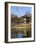 Korea, Seoul, Gyeongbokgung Palace, Hyangwonjeong Pavilion-Jane Sweeney-Framed Photographic Print