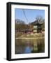 Korea, Seoul, Gyeongbokgung Palace, Hyangwonjeong Pavilion-Jane Sweeney-Framed Photographic Print