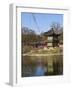 Korea, Seoul, Gyeongbokgung Palace, Hyangwonjeong Pavilion-Jane Sweeney-Framed Photographic Print